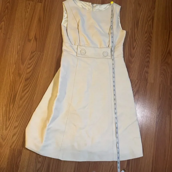 VTG 60’s Emma Domb California White Dress & Coat Set Size S Retro Classic Career - Picture 11 of 16